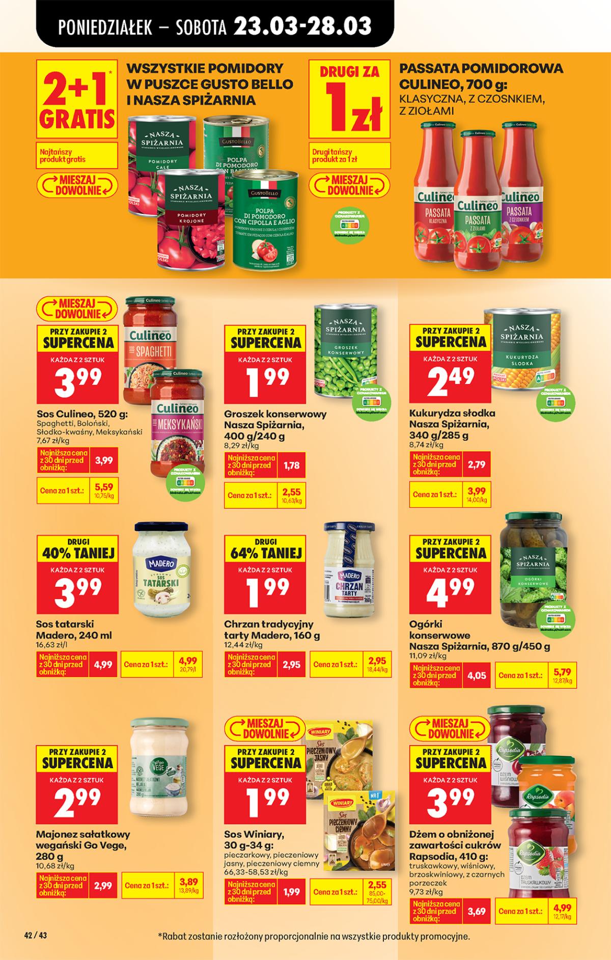 Leták Biedronka Polsko 23.3.-29.3.2026 strana 58