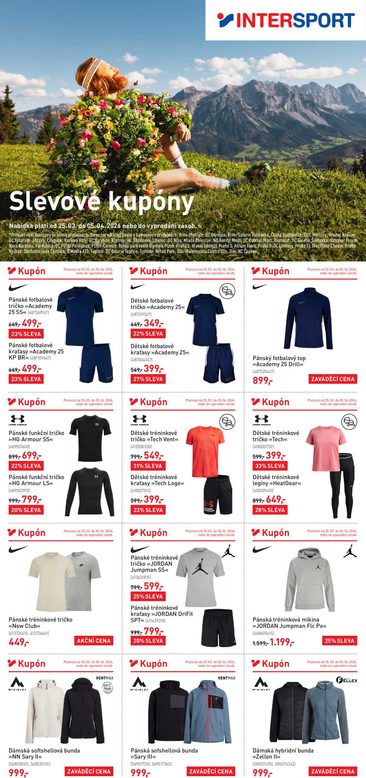 Intersport  od 25.3. do 5.4.2026 strana 1