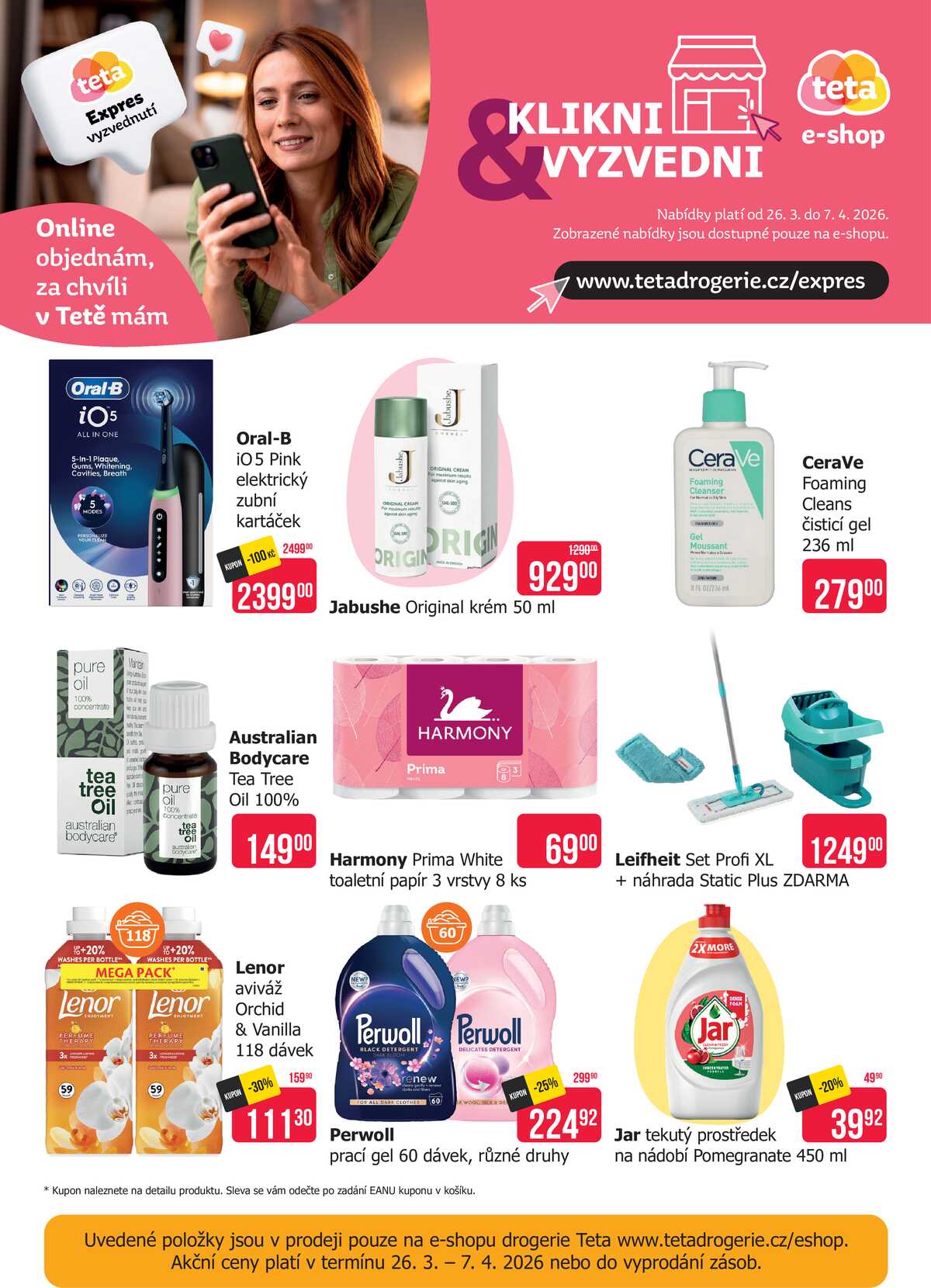 Teta drogerie eshop od 26.3. do 7.4.2026 strana 1
