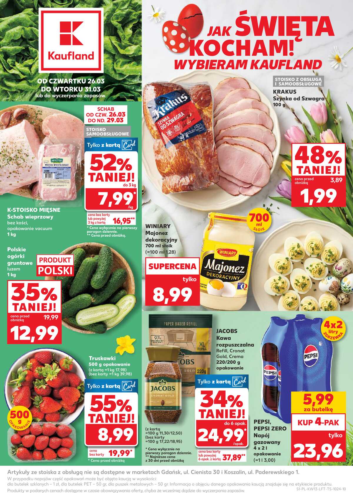 Leták Kaufland Polsko 26.3.-31.3.2026 - Noviny týdne strana 1