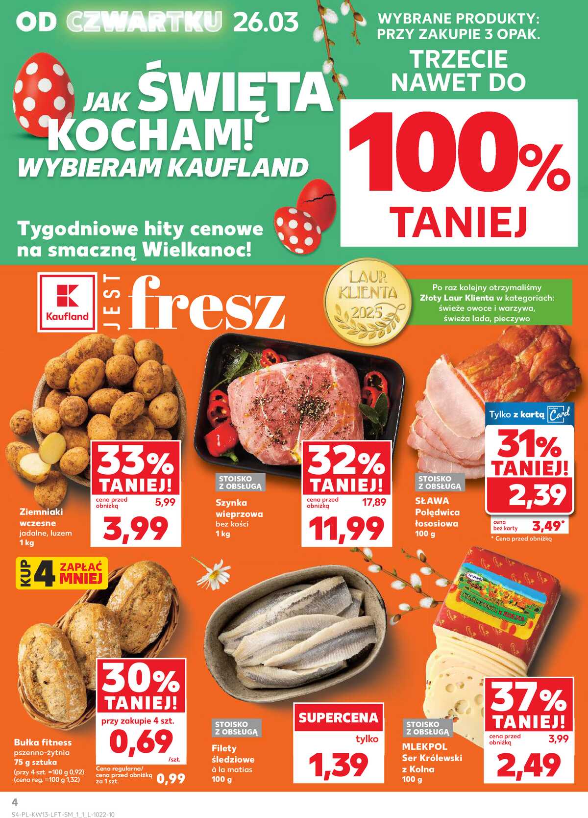 Leták Kaufland Polsko 26.3.-31.3.2026 - Noviny týdne strana 4