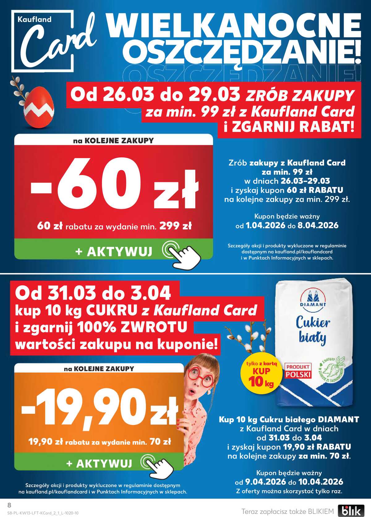 Leták Kaufland Polsko 26.3.-31.3.2026 - Noviny týdne strana 8