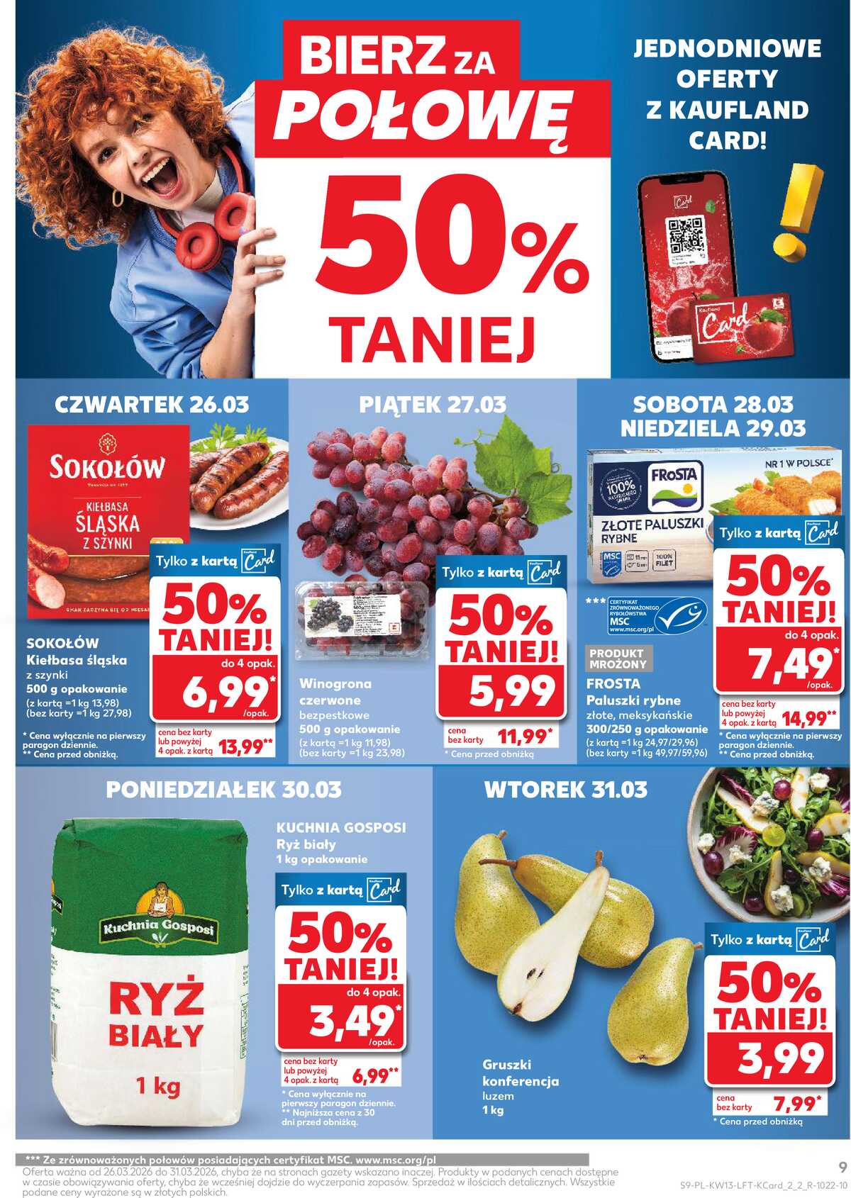 Leták Kaufland Polsko 26.3.-31.3.2026 - Noviny týdne strana 9