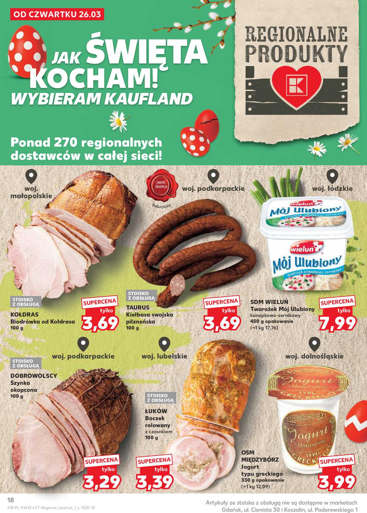 Leták Kaufland Polsko 26.3.-31.3.2026 - Noviny týdne strana 18