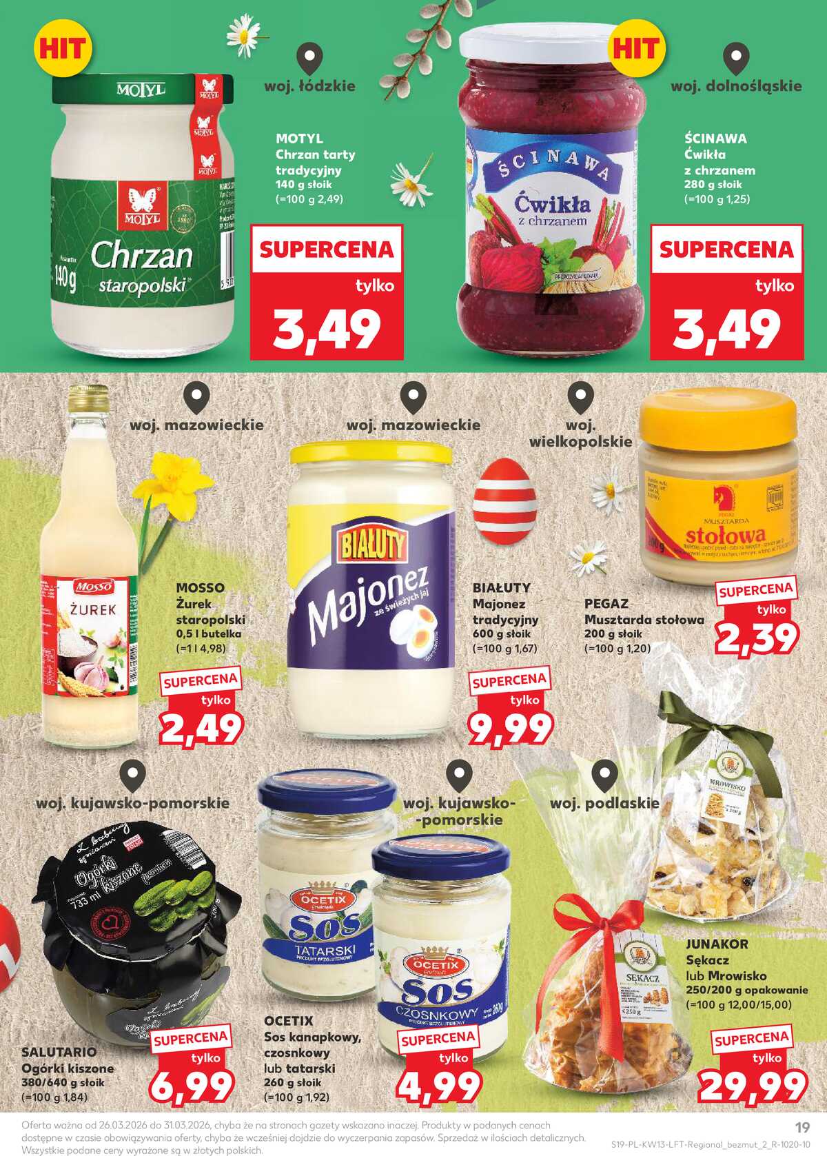 Leták Kaufland Polsko 26.3.-31.3.2026 - Noviny týdne strana 19