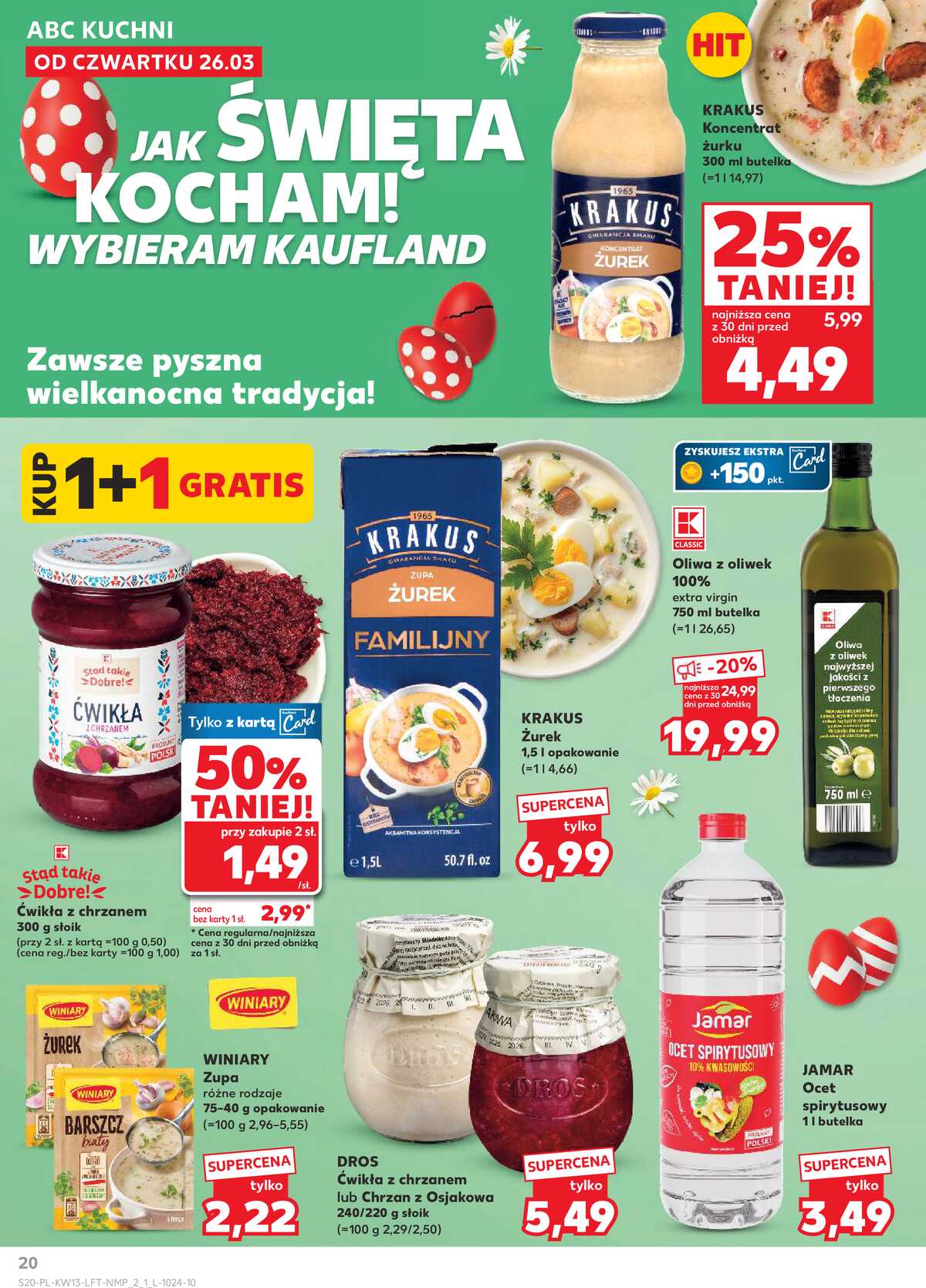 Leták Kaufland Polsko 26.3.-31.3.2026 - Noviny týdne strana 20