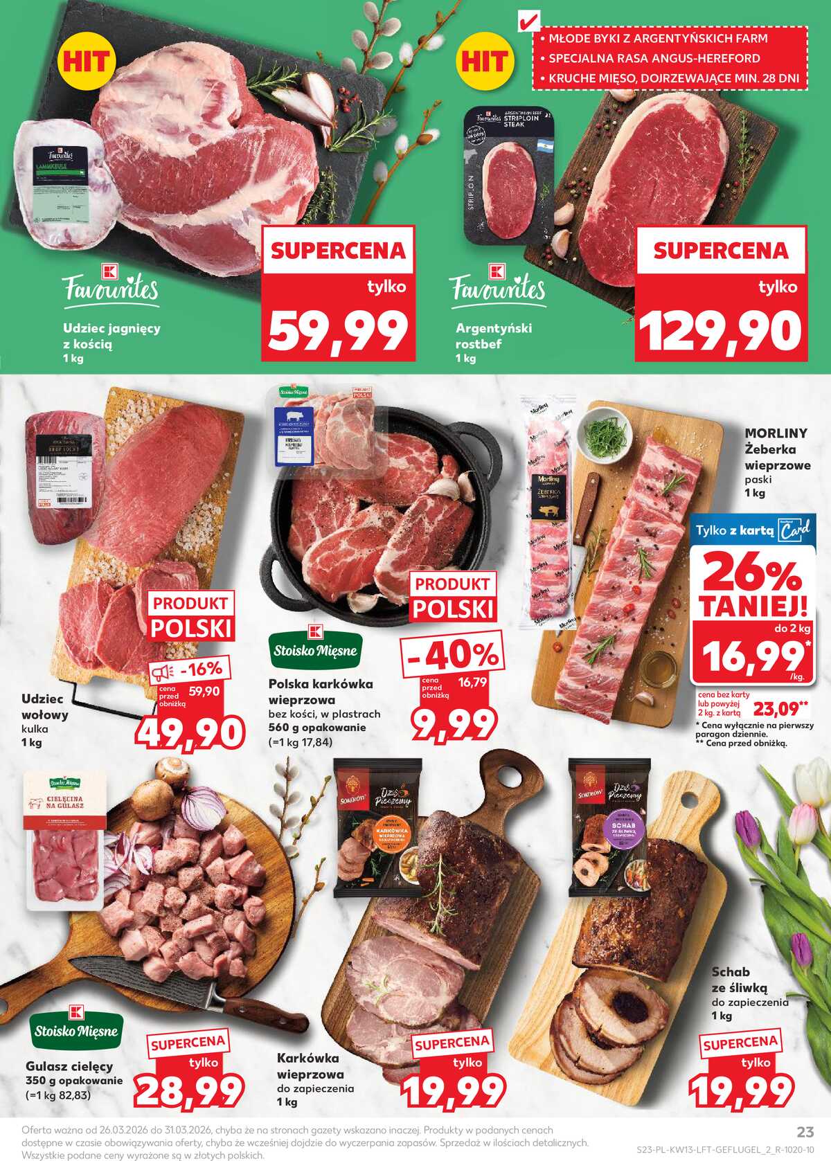 Leták Kaufland Polsko 26.3.-31.3.2026 - Noviny týdne strana 23