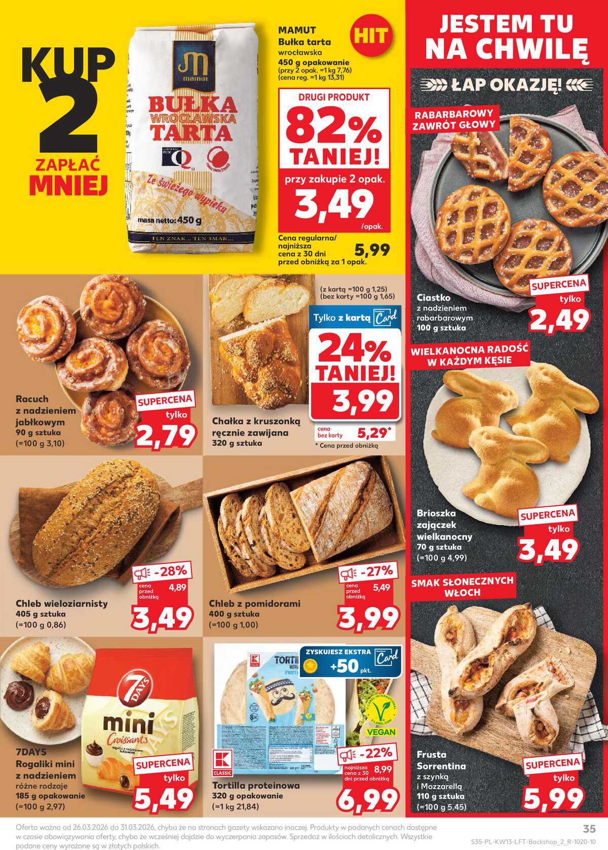 Leták Kaufland Polsko 26.3.-31.3.2026 - Noviny týdne strana 35