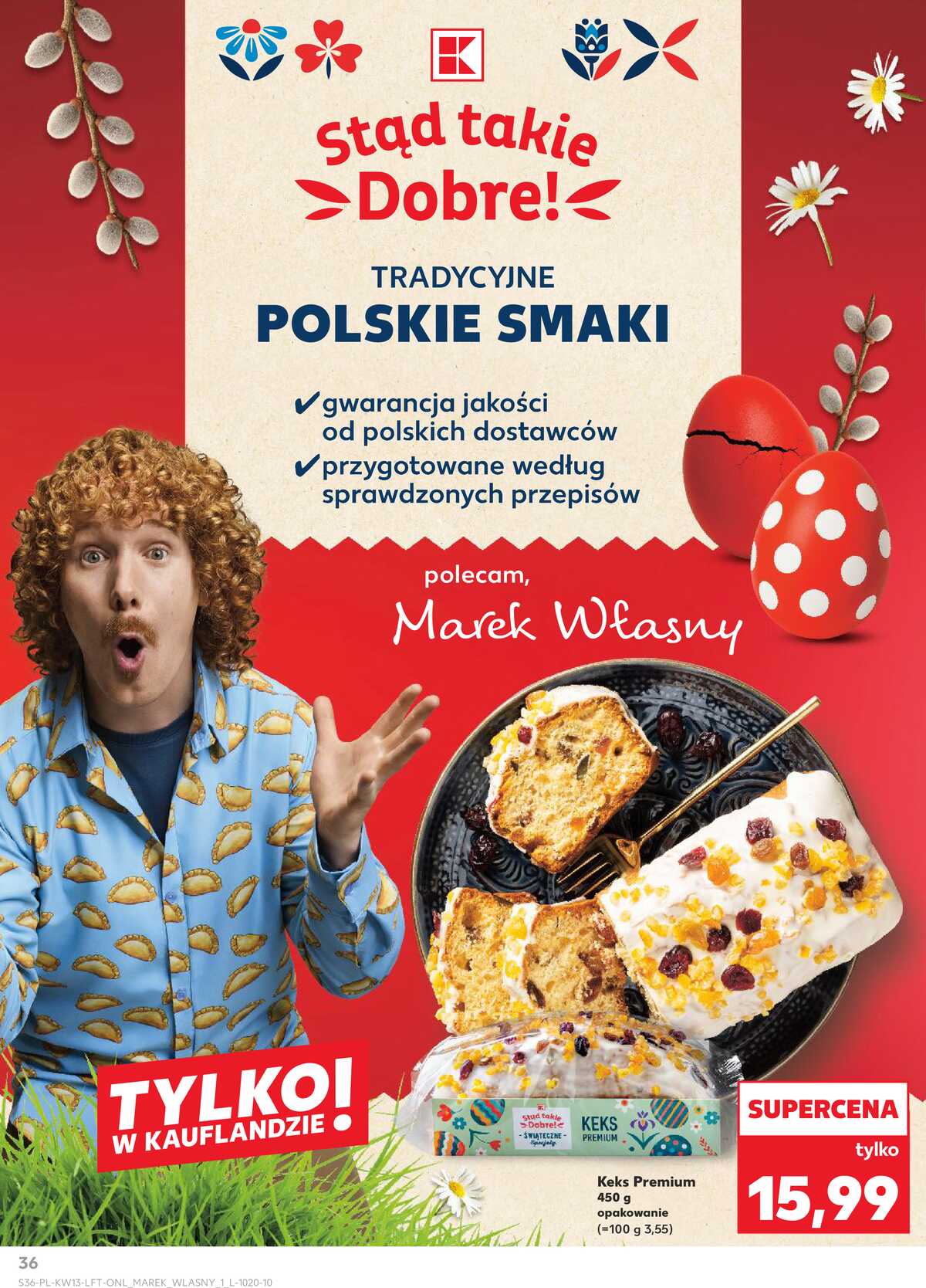 Leták Kaufland Polsko 26.3.-31.3.2026 - Noviny týdne strana 36