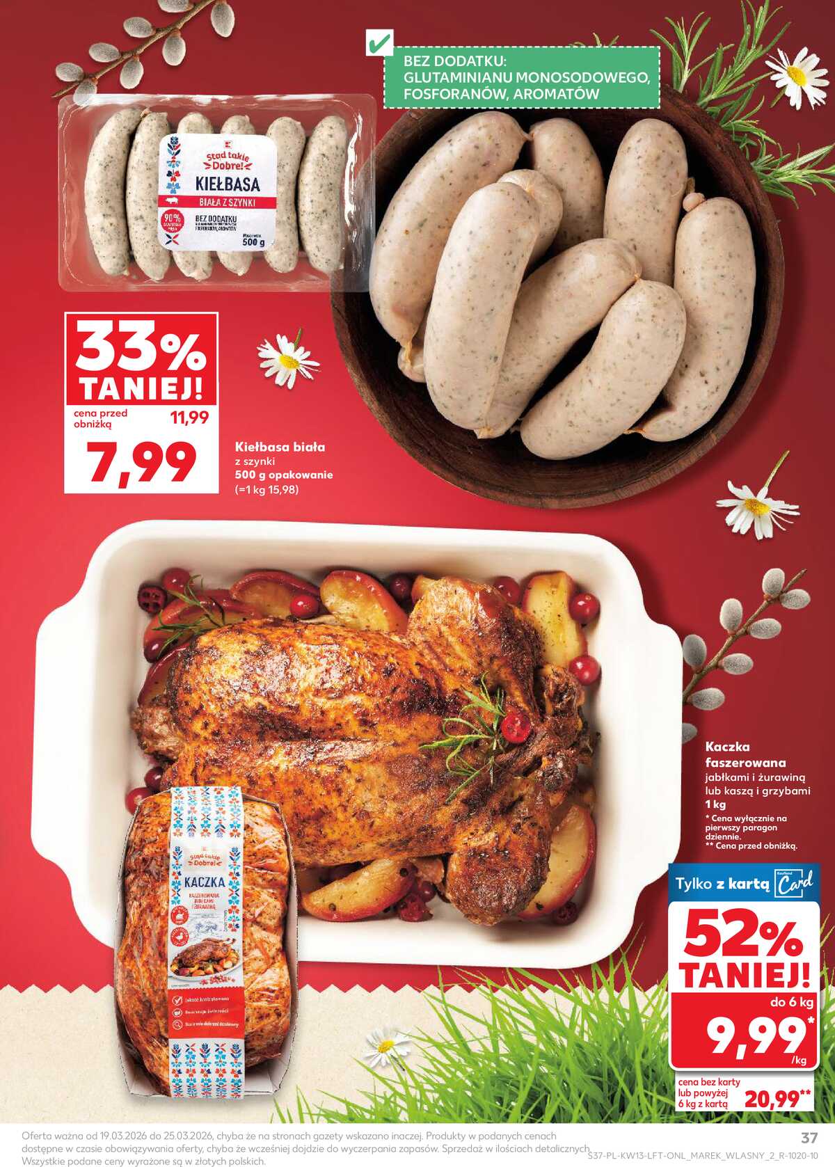 Leták Kaufland Polsko 26.3.-31.3.2026 - Noviny týdne strana 37