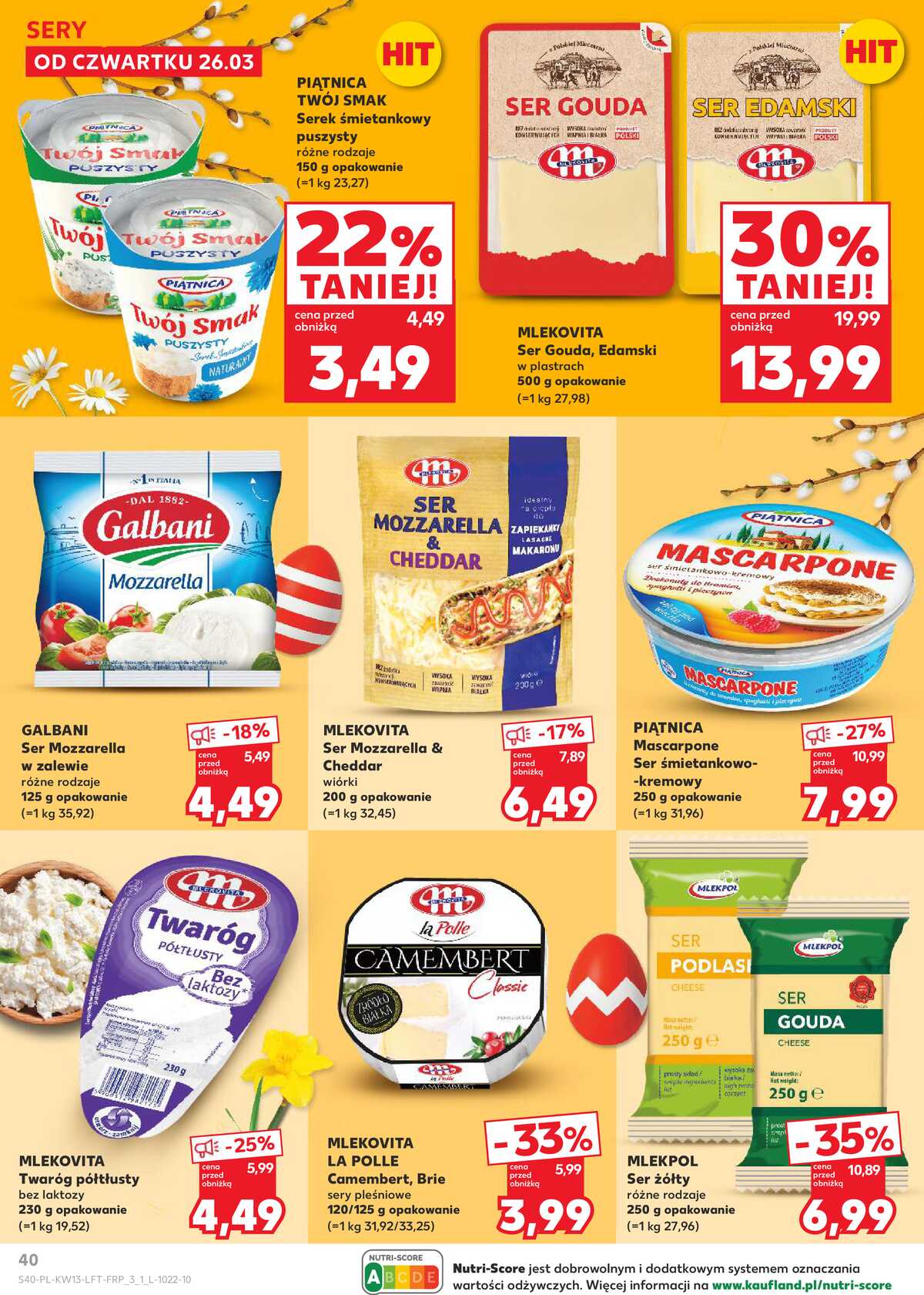 Leták Kaufland Polsko 26.3.-31.3.2026 - Noviny týdne strana 40