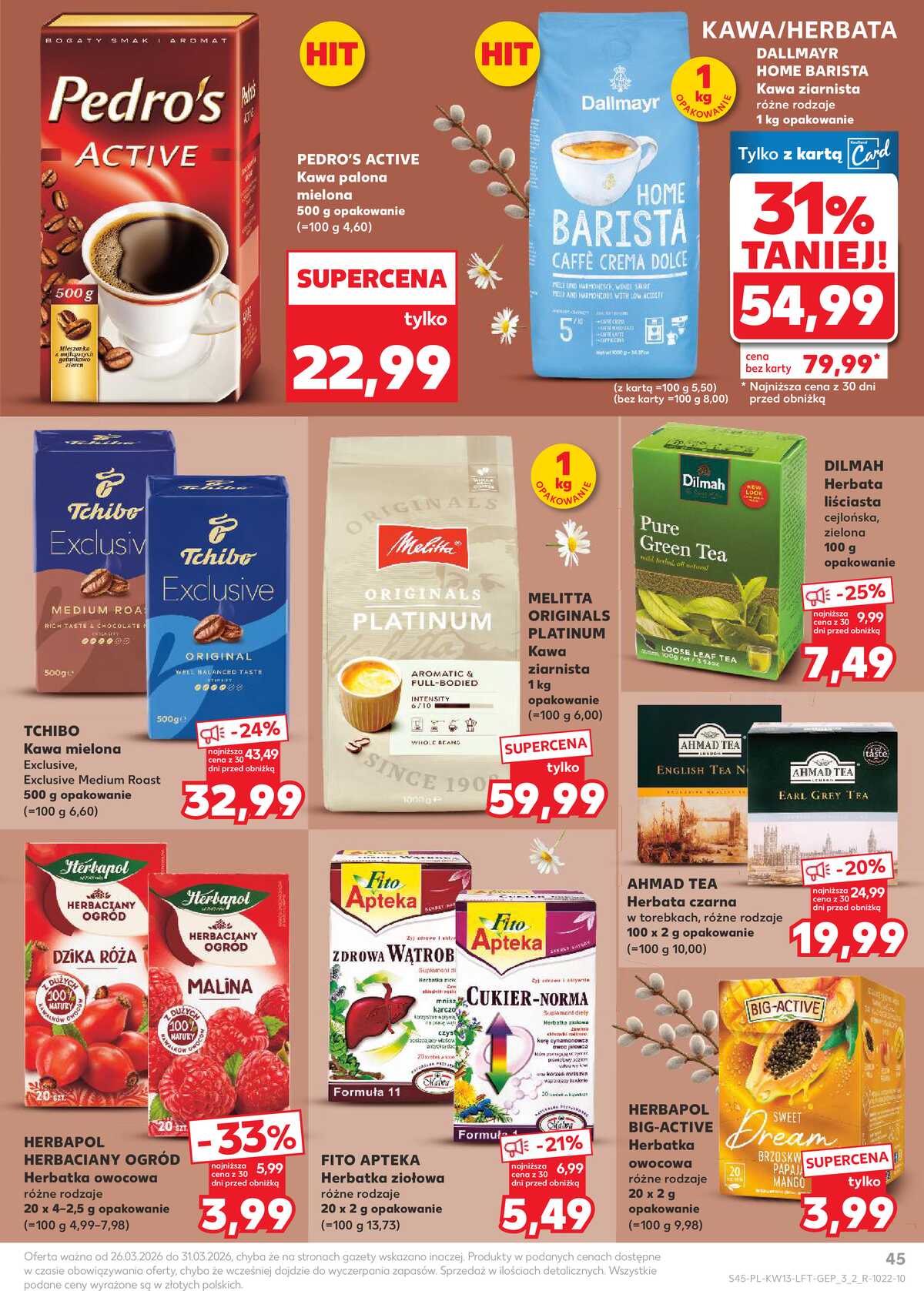 Leták Kaufland Polsko 26.3.-31.3.2026 - Noviny týdne strana 45