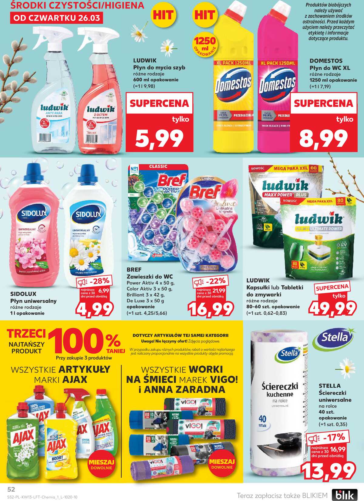 Leták Kaufland Polsko 26.3.-31.3.2026 - Noviny týdne strana 52