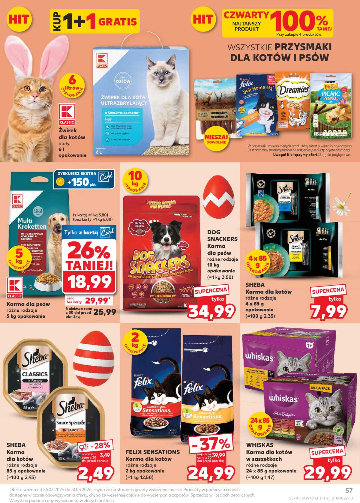 Leták Kaufland Polsko 26.3.-31.3.2026 - Noviny týdne strana 57