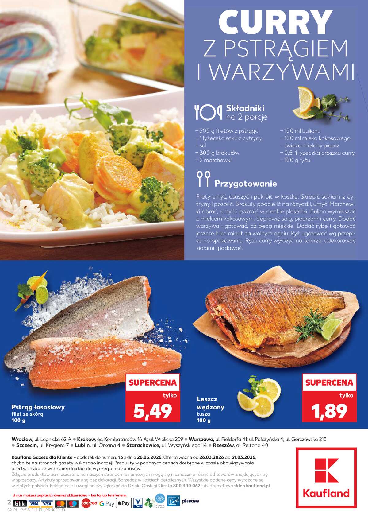 Leták Kaufland Polsko 26.3.-31.3.2026 - Ryby z našeho pultu strana 2