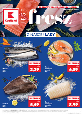 Leták Kaufland Polsko 26.3.-31.3.2026 - Ryby z našeho pultu