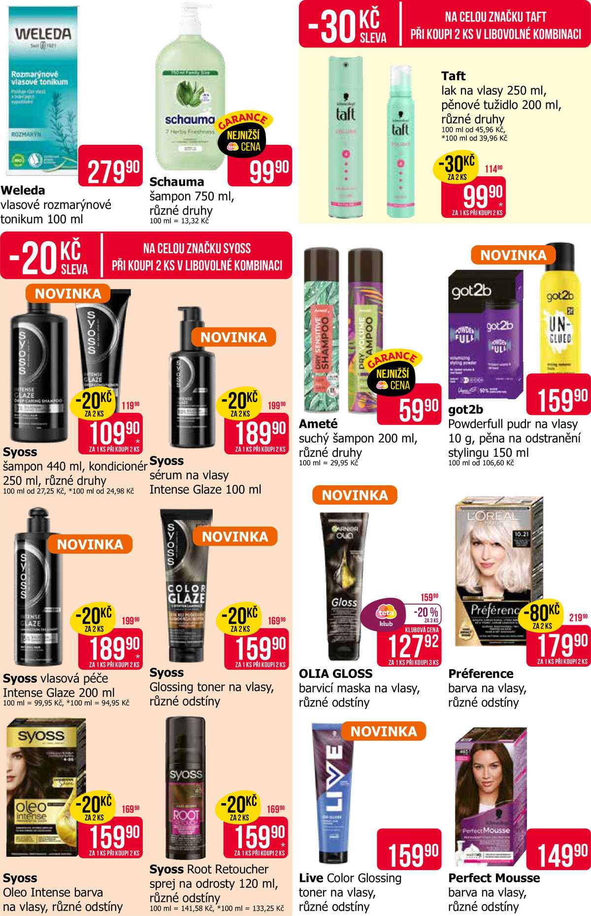 Teta drogerie  od 26.3. do 7.4.2026 strana 9