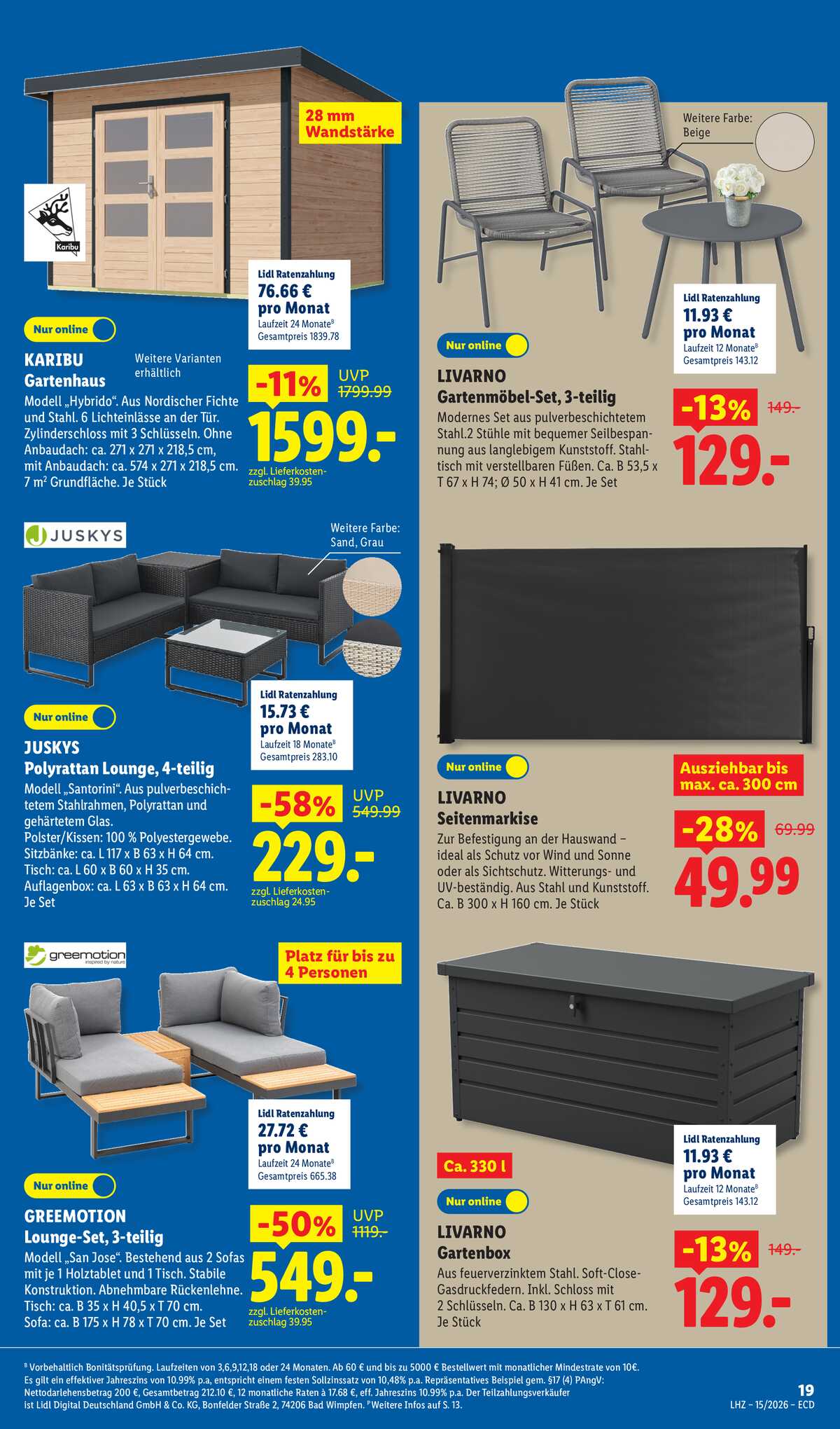 Leták Lidl Německo 7.4.-11.4.2026 strana 15