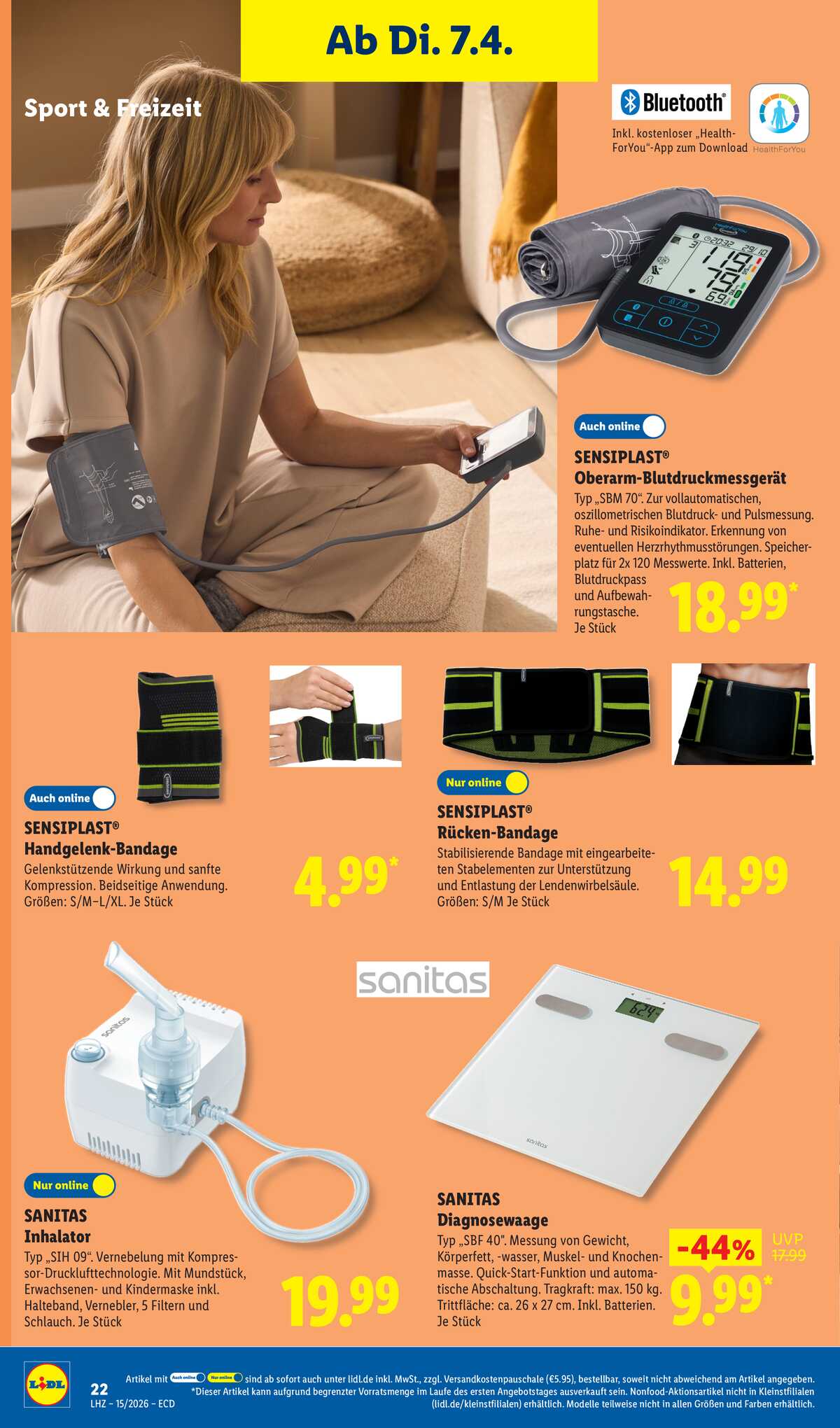 Leták Lidl Německo 7.4.-11.4.2026 strana 22