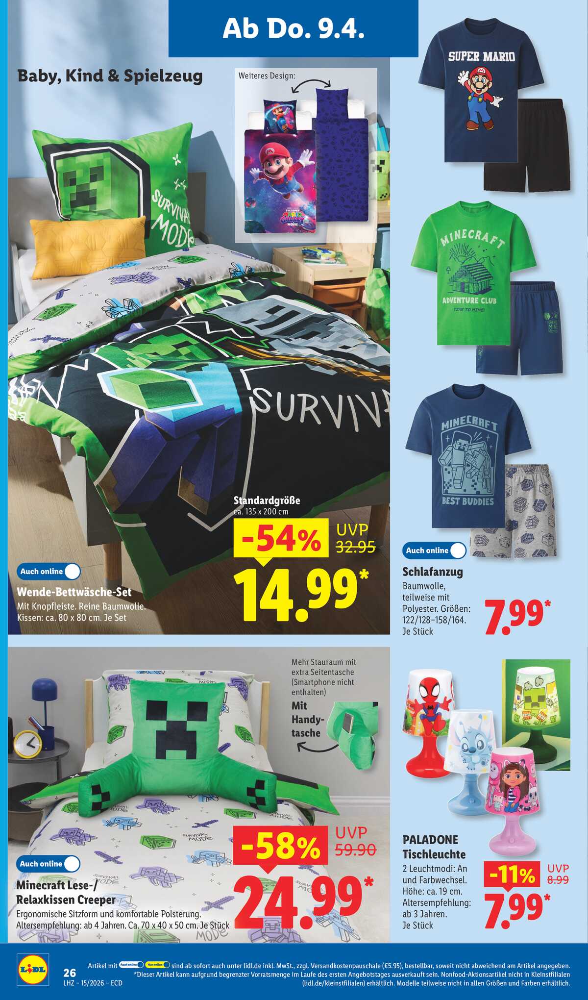 Leták Lidl Německo 7.4.-11.4.2026 strana 26