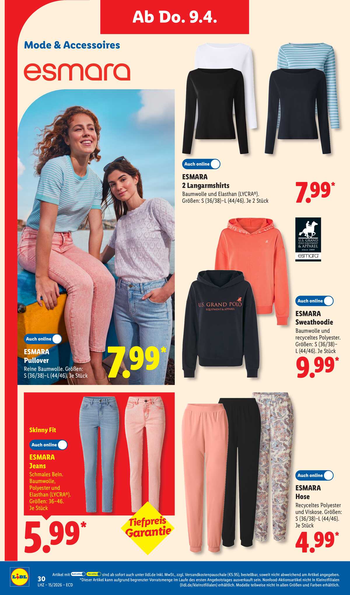 Leták Lidl Německo 7.4.-11.4.2026 strana 30