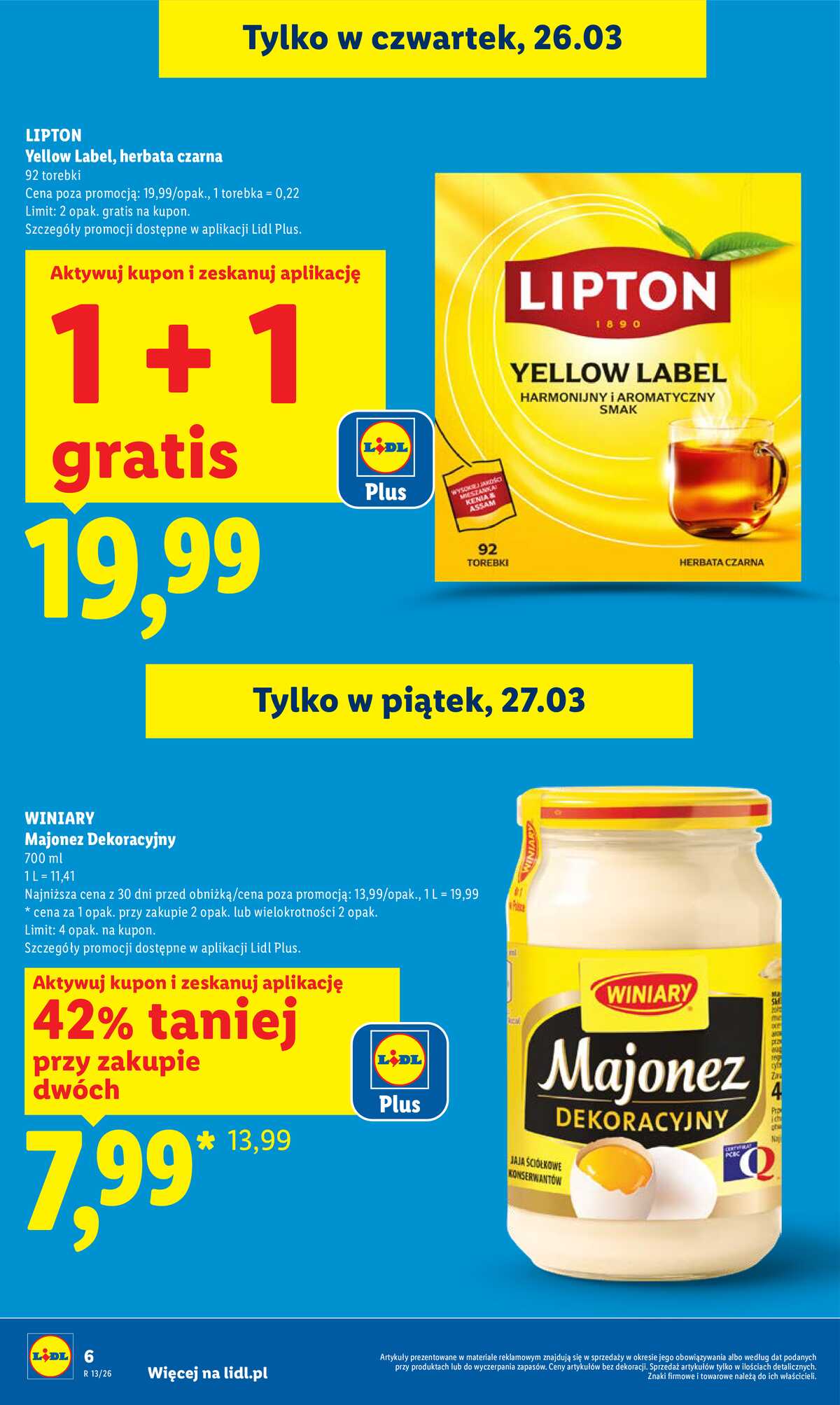 Leták Lidl Polsko 26.3.-29.3.2026 - Zpravodaj platný od 26.03 do 29.03 strana 6