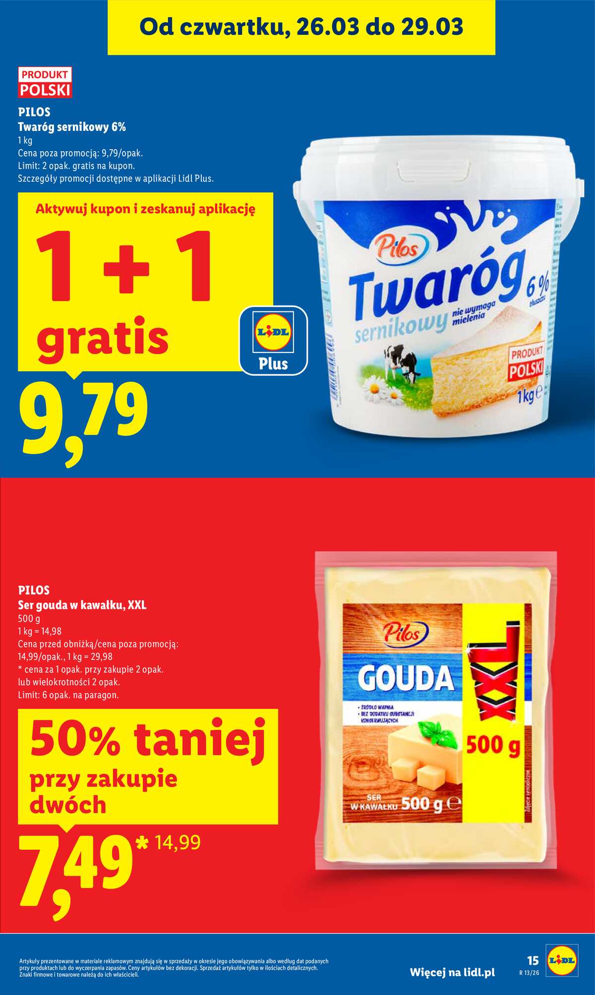 Leták Lidl Polsko 26.3.-29.3.2026 - Zpravodaj platný od 26.03 do 29.03 strana 15