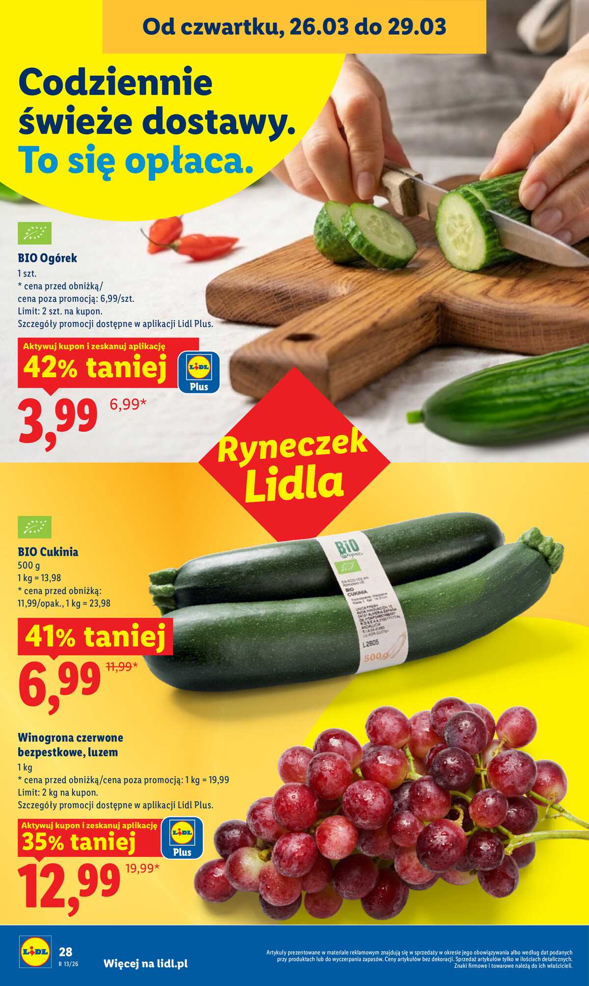 Leták Lidl Polsko 26.3.-29.3.2026 - Zpravodaj platný od 26.03 do 29.03 strana 28