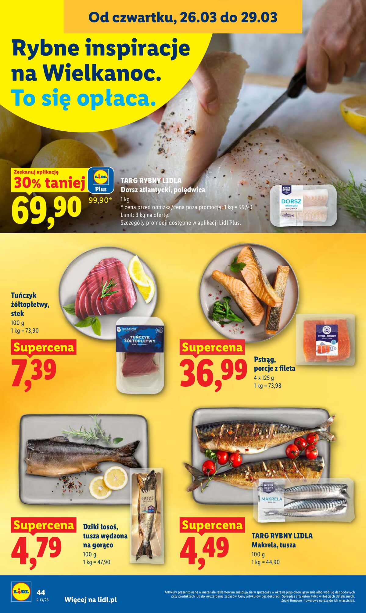 Leták Lidl Polsko 26.3.-29.3.2026 - Zpravodaj platný od 26.03 do 29.03 strana 44