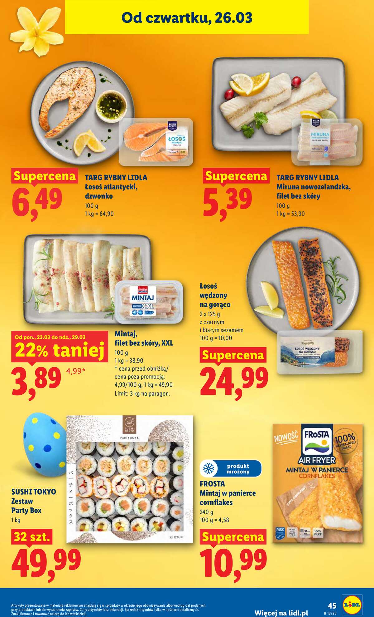 Leták Lidl Polsko 26.3.-29.3.2026 - Zpravodaj platný od 26.03 do 29.03 strana 45