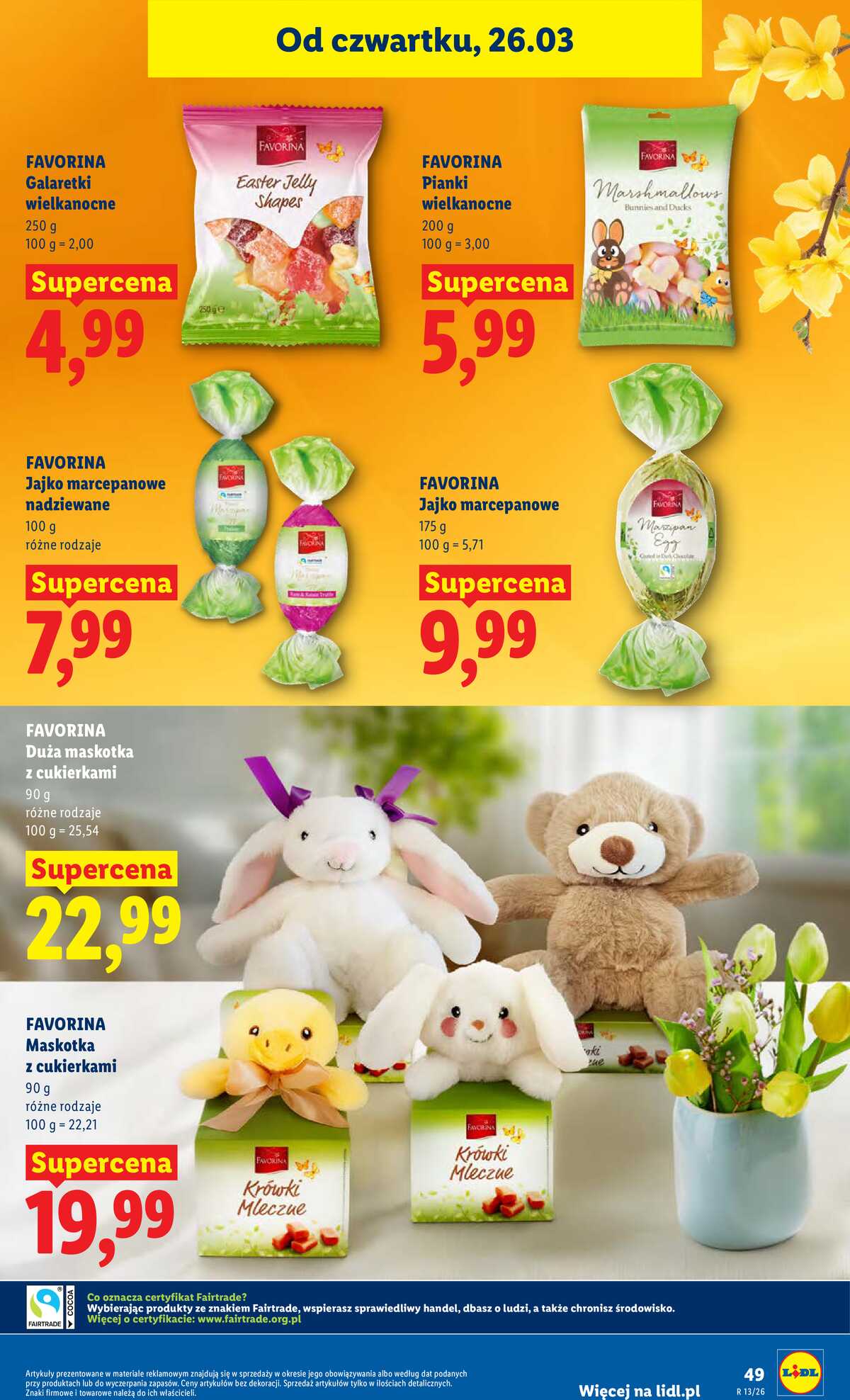 Leták Lidl Polsko 26.3.-29.3.2026 - Zpravodaj platný od 26.03 do 29.03 strana 49