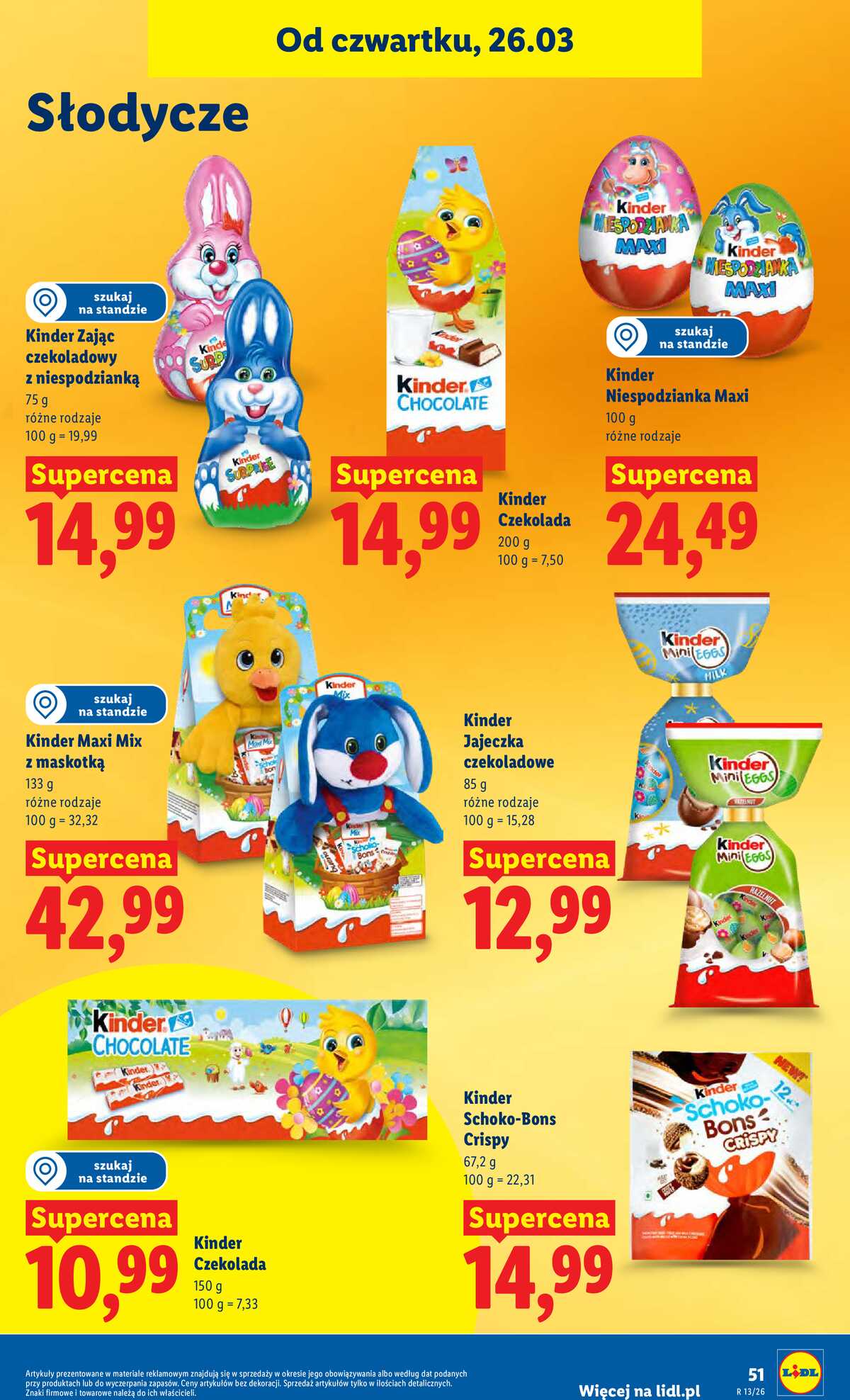 Leták Lidl Polsko 26.3.-29.3.2026 - Zpravodaj platný od 26.03 do 29.03 strana 51