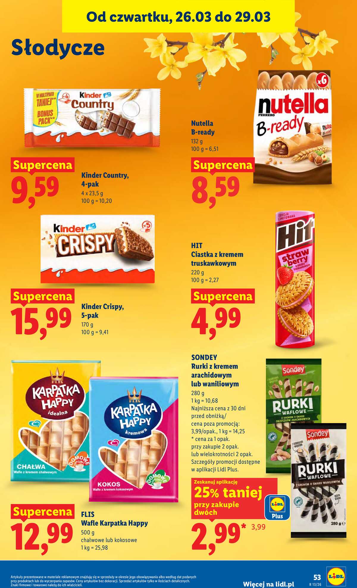 Leták Lidl Polsko 26.3.-29.3.2026 - Zpravodaj platný od 26.03 do 29.03 strana 53