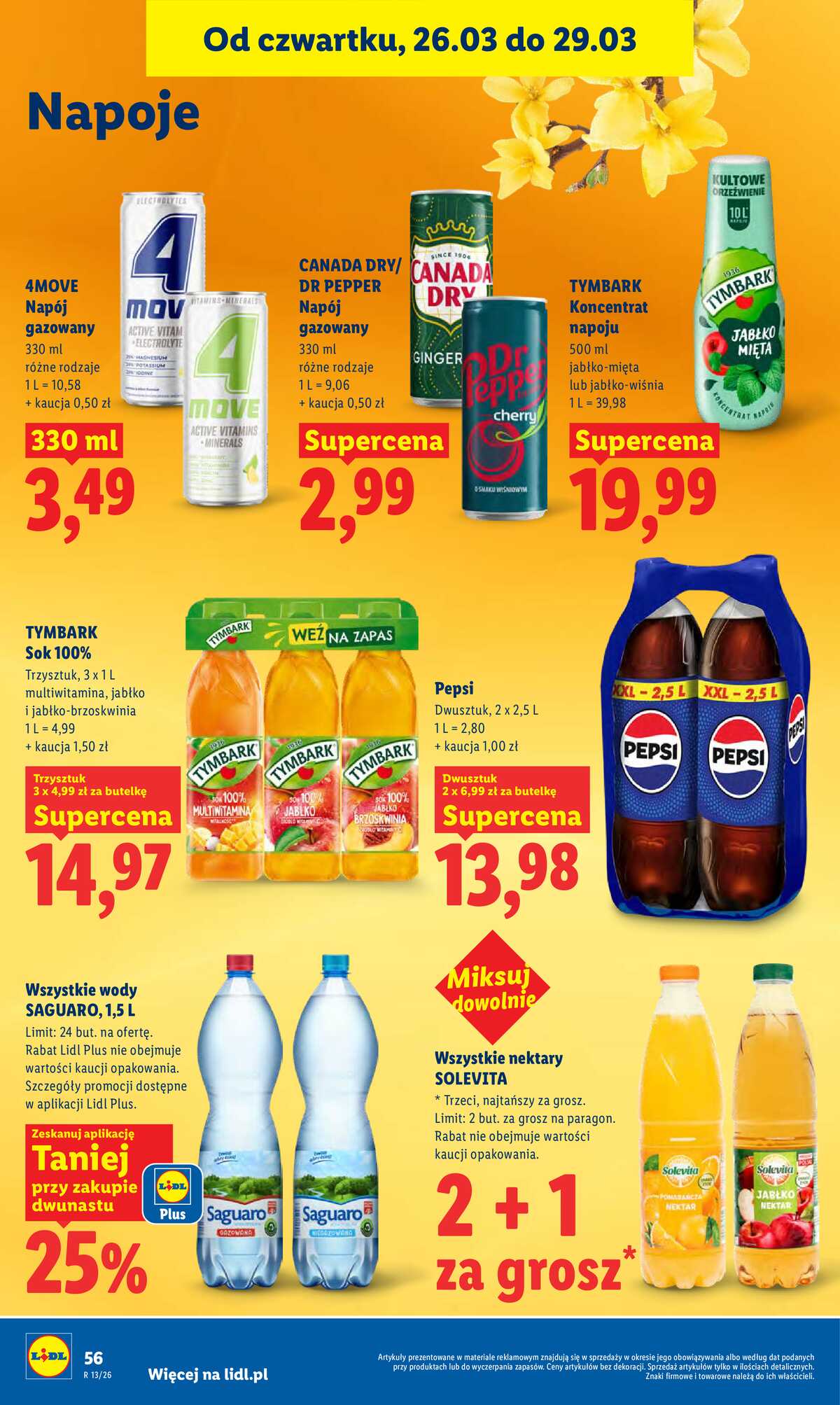 Leták Lidl Polsko 26.3.-29.3.2026 - Zpravodaj platný od 26.03 do 29.03 strana 56