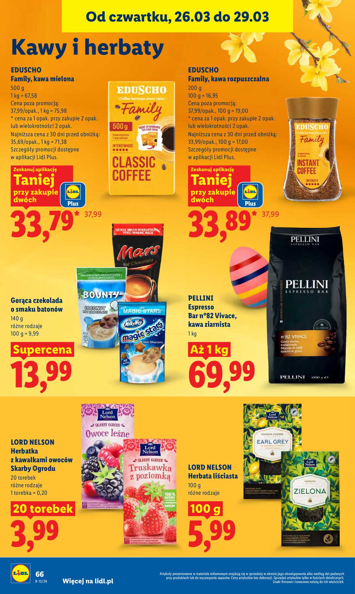 Leták Lidl Polsko 26.3.-29.3.2026 - Zpravodaj platný od 26.03 do 29.03 strana 66