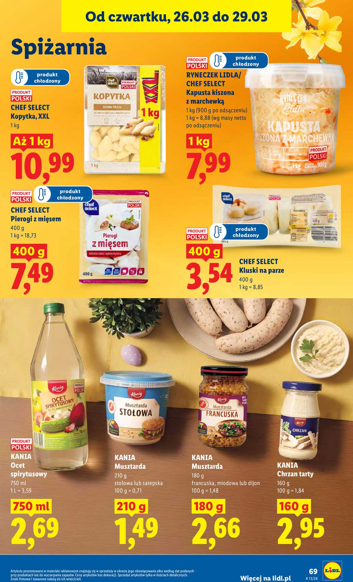 Leták Lidl Polsko 26.3.-29.3.2026 - Zpravodaj platný od 26.03 do 29.03 strana 69