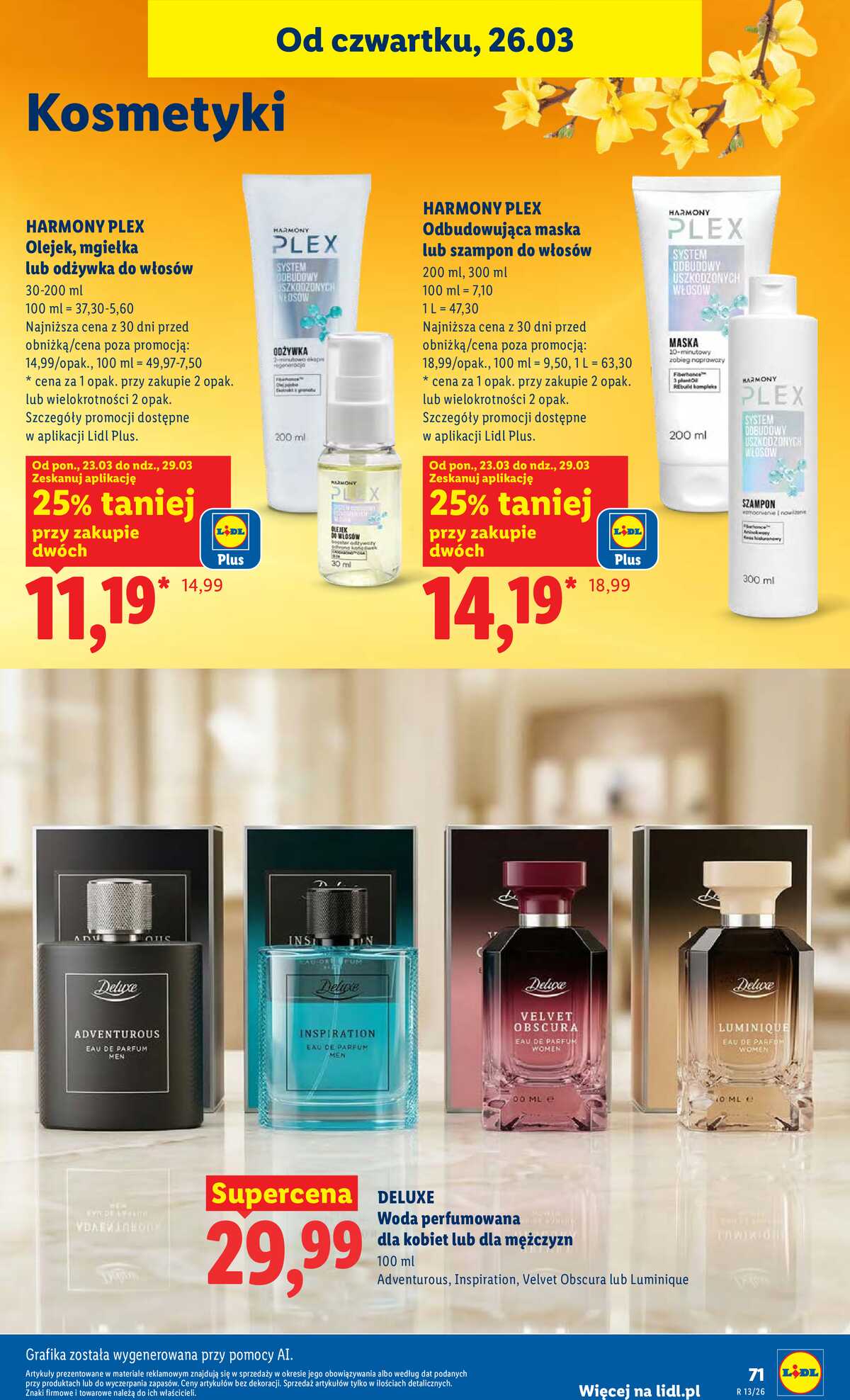 Leták Lidl Polsko 26.3.-29.3.2026 - Zpravodaj platný od 26.03 do 29.03 strana 71