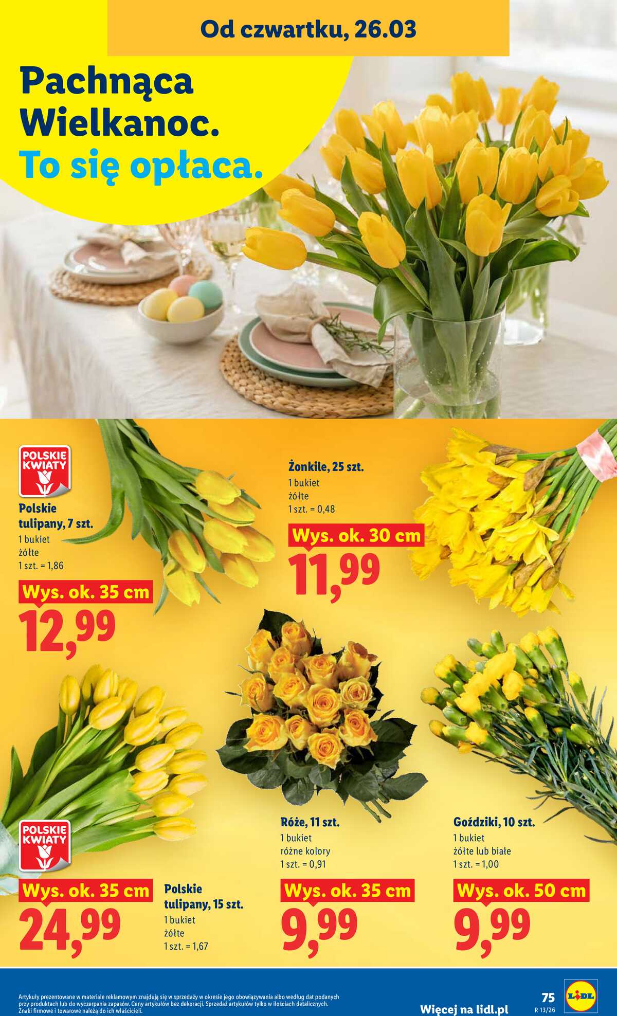 Leták Lidl Polsko 26.3.-29.3.2026 - Zpravodaj platný od 26.03 do 29.03 strana 75