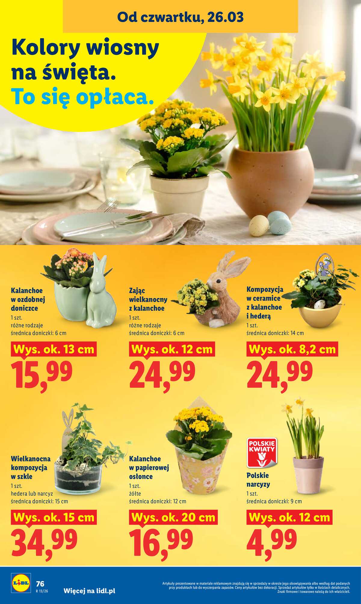Leták Lidl Polsko 26.3.-29.3.2026 - Zpravodaj platný od 26.03 do 29.03 strana 76