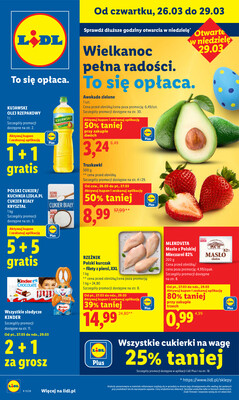 Leták Lidl Polsko 26.3.-29.3.2026 - Zpravodaj platný od 26.03 do 29.03
