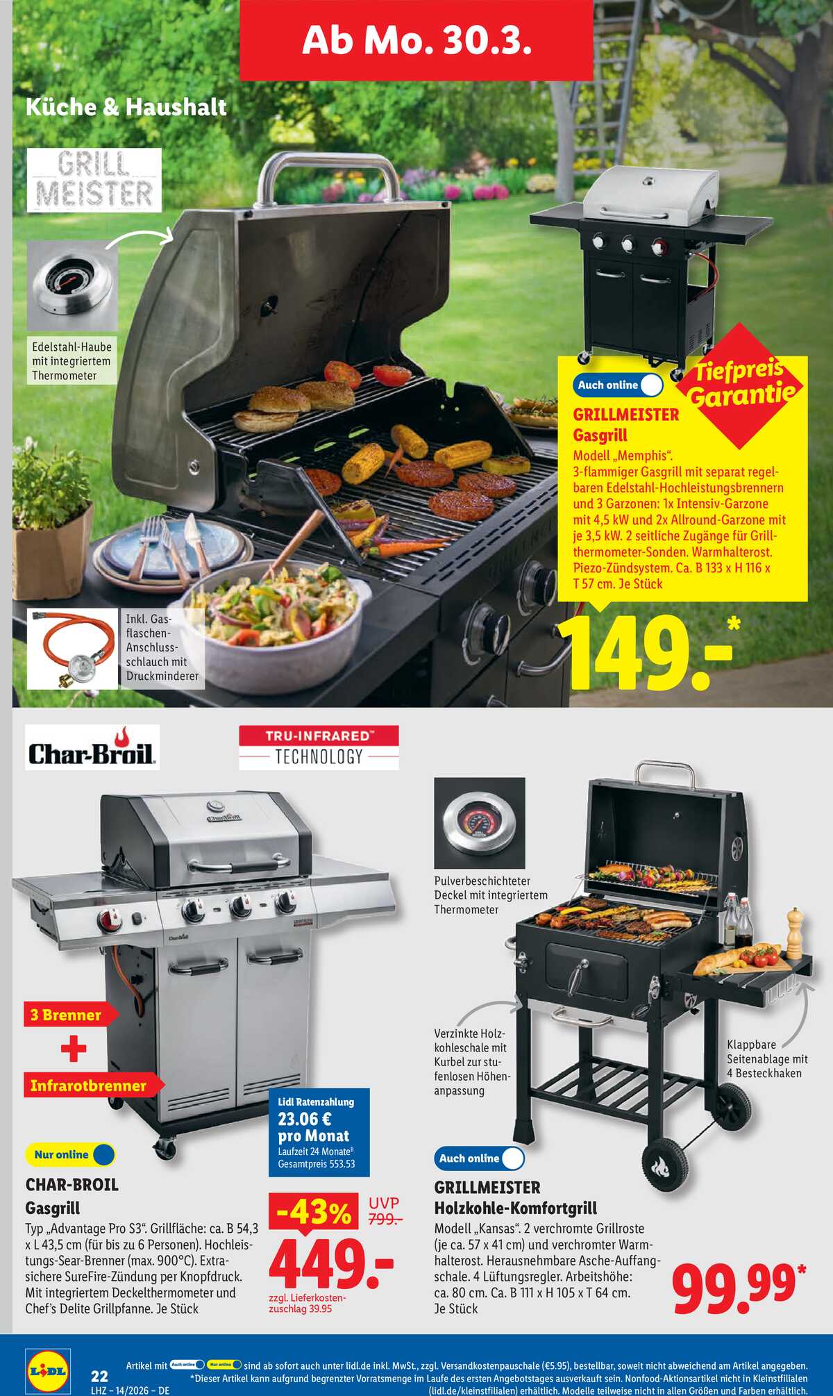 Leták Lidl Německo 30.3.-4.4.2026 strana 44