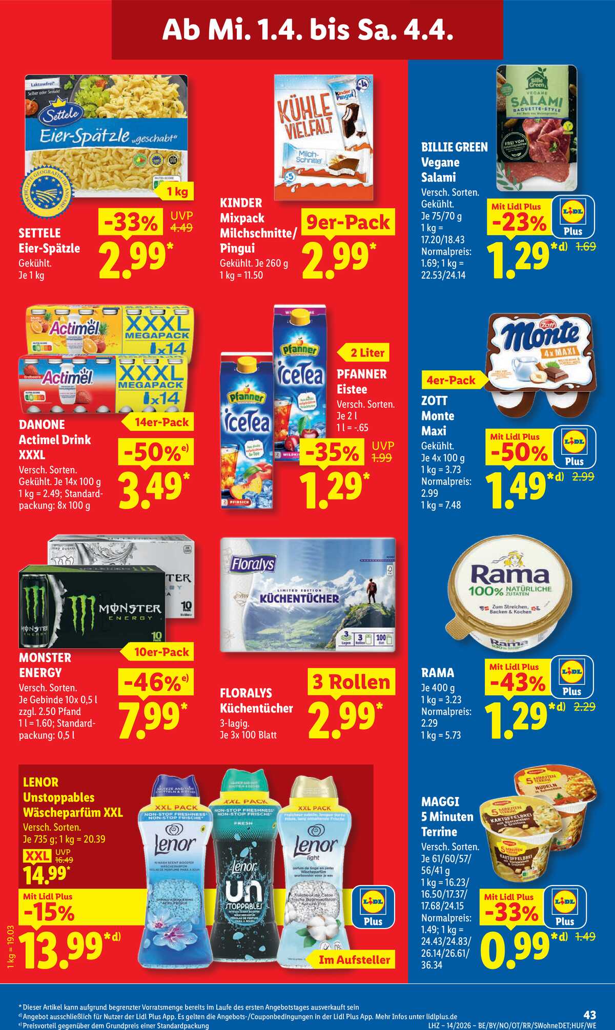 Leták Lidl Německo 30.3.-4.4.2026 strana 67