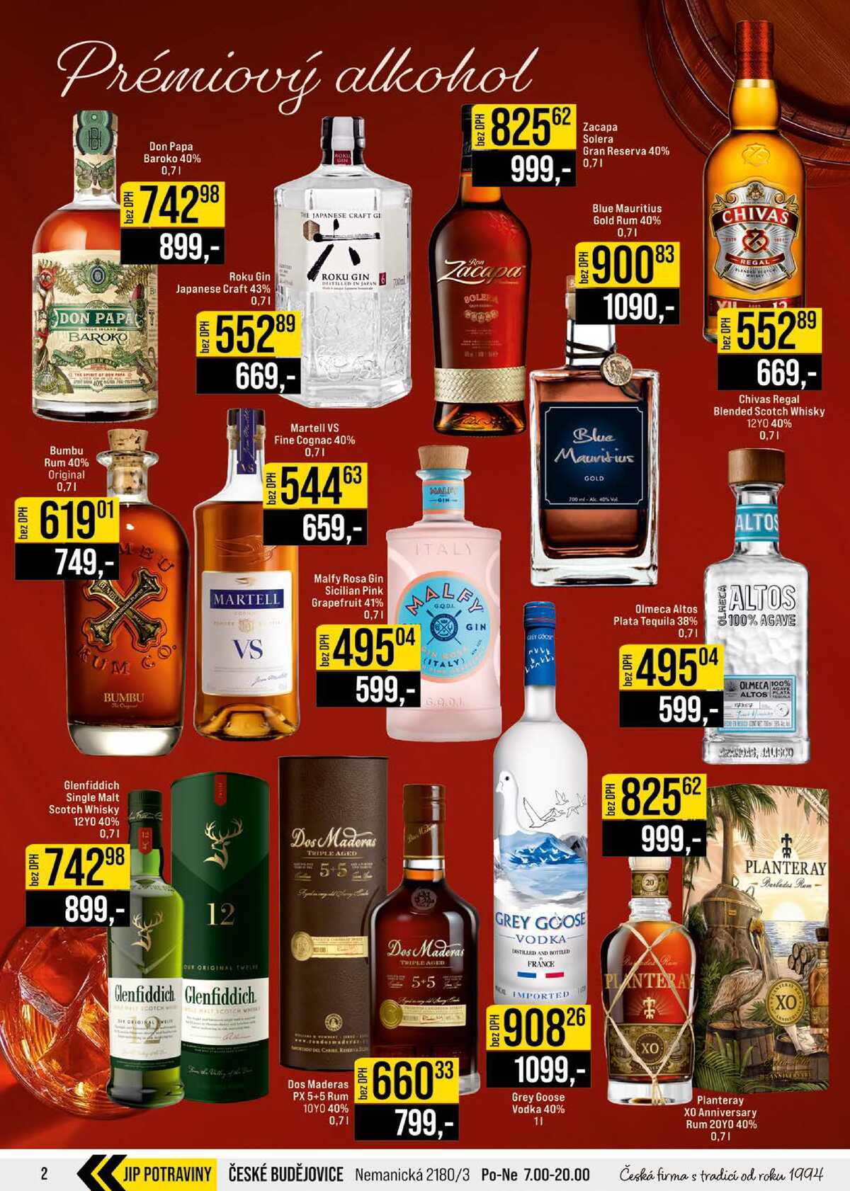 JIP Cash & Carry Brno, Praha, Ostrava, Jilemnice, Pardubice, Ostrava, Karlovy Vary, Olomouc a Zlín od 25.3. do 31.3.2026 strana 2