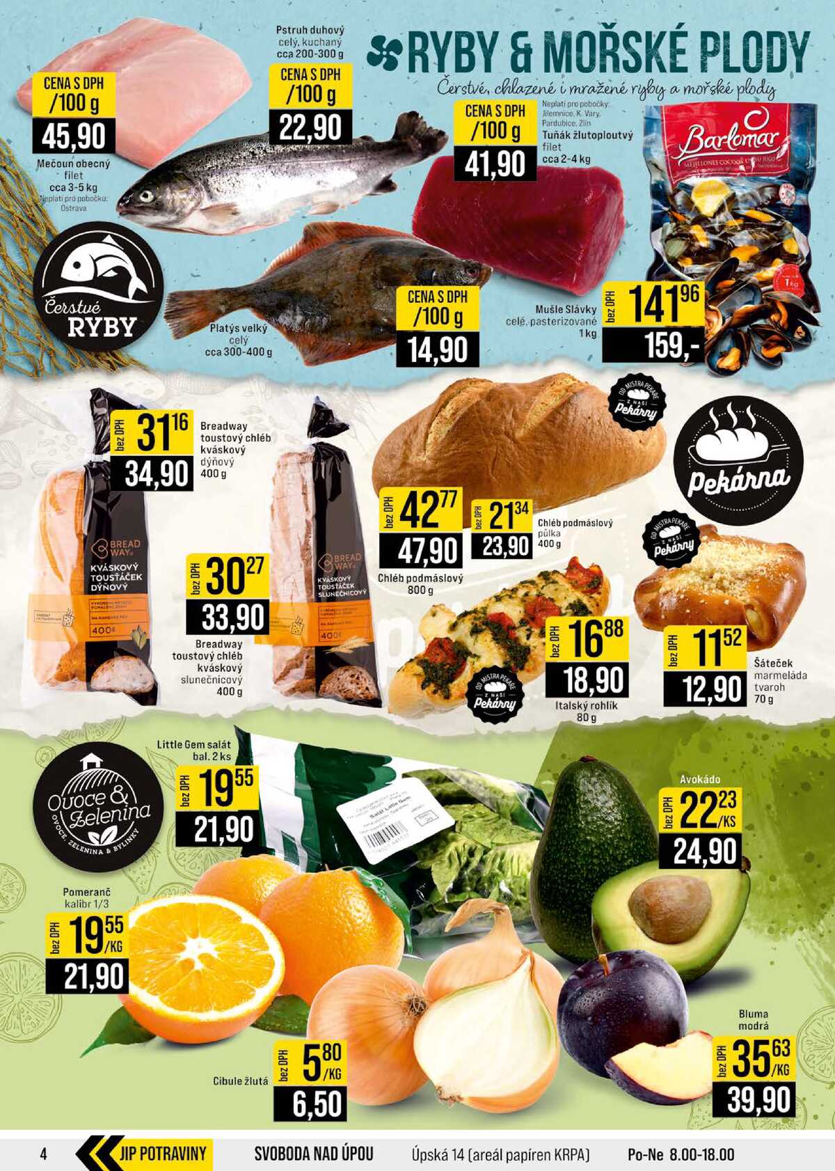 JIP Cash & Carry Brno, Praha, Ostrava, Jilemnice, Pardubice, Ostrava, Karlovy Vary, Olomouc a Zlín od 25.3. do 31.3.2026 strana 4