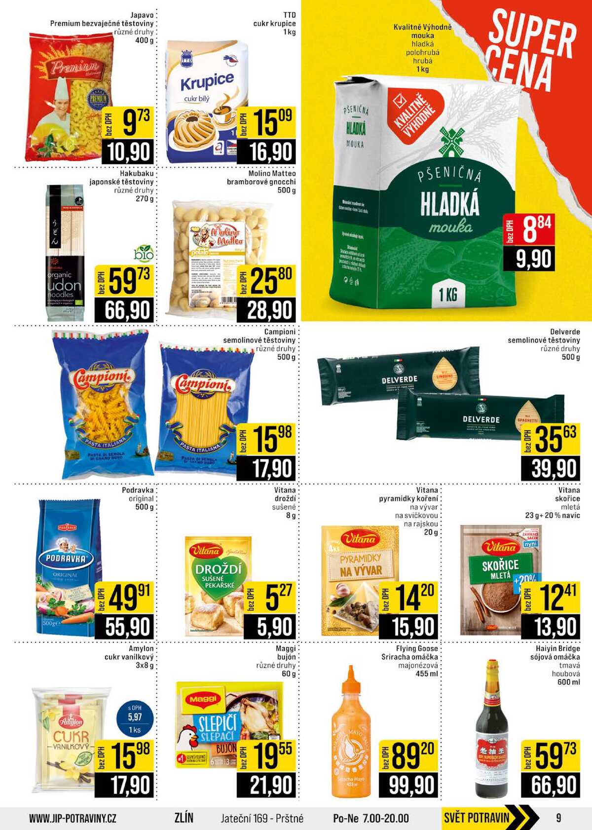 JIP Cash & Carry Brno, Praha, Ostrava, Jilemnice, Pardubice, Ostrava, Karlovy Vary, Olomouc a Zlín od 25.3. do 31.3.2026 strana 9