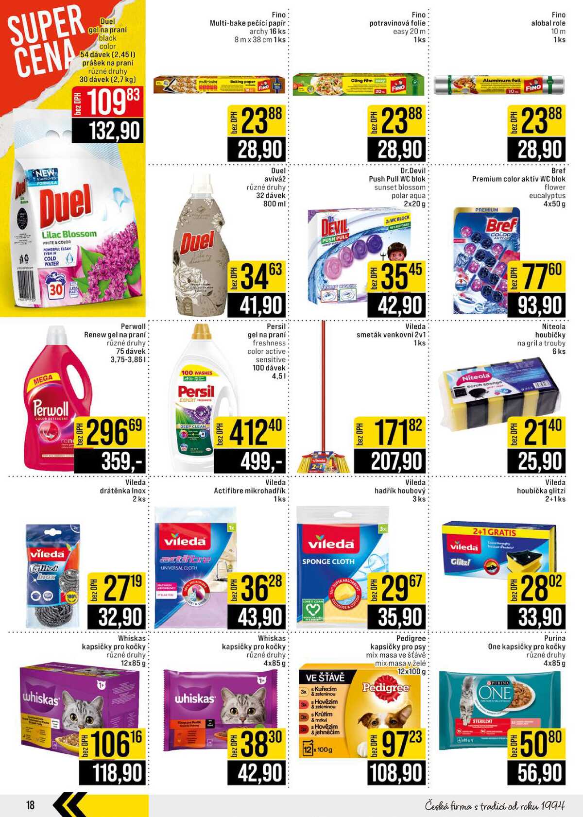 JIP Cash & Carry Brno, Praha, Ostrava, Jilemnice, Pardubice, Ostrava, Karlovy Vary, Olomouc a Zlín od 25.3. do 31.3.2026 strana 18