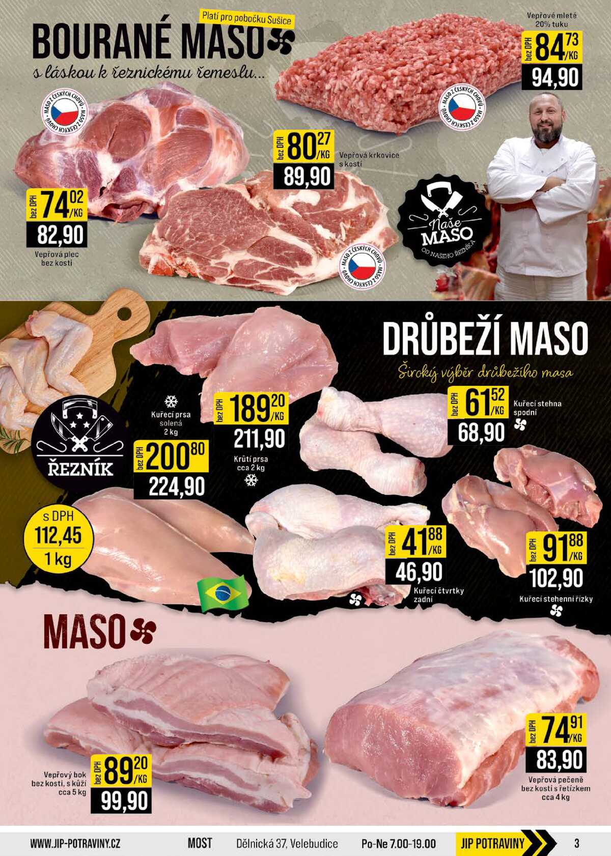 JIP Cash & Carry České Budějovice, Most, Náchod, Polička, Sušice a Svoboda nad Úpou od 25.3. do 31.3.2026 strana 3