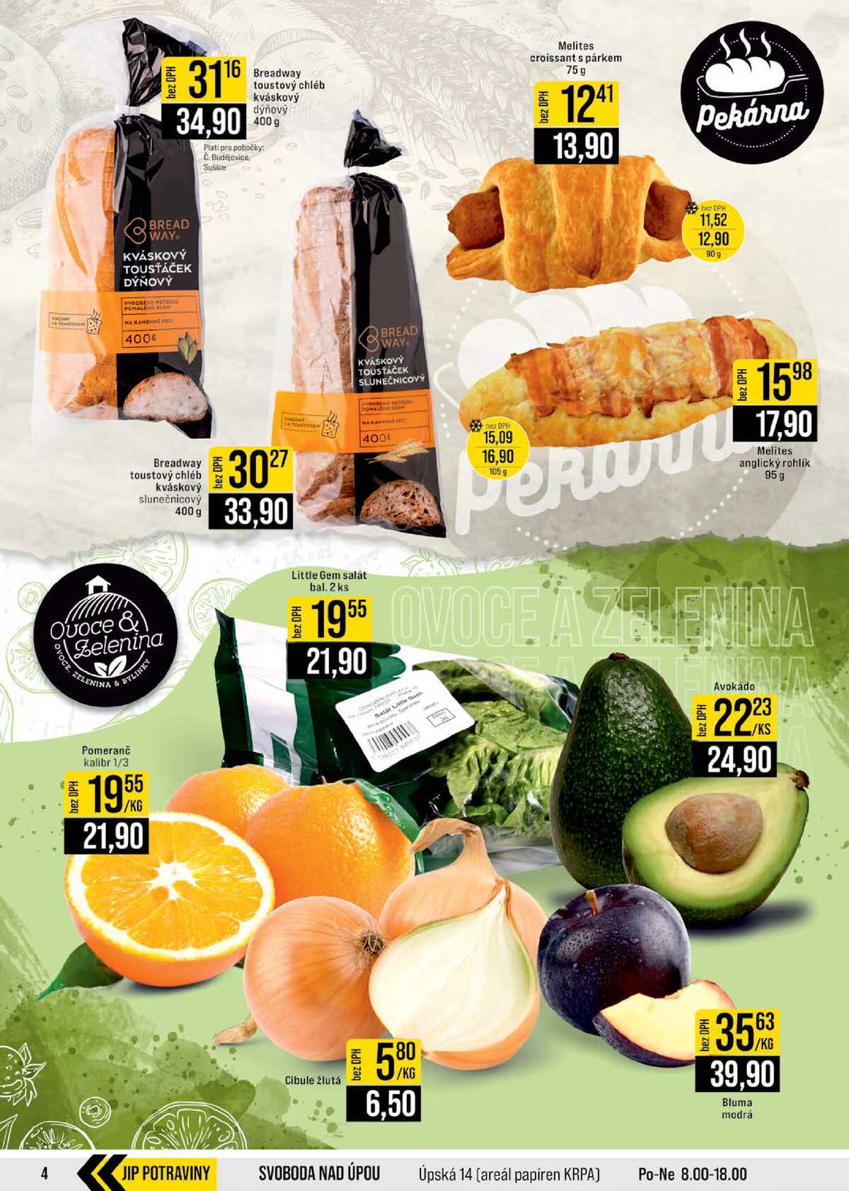 JIP Cash & Carry České Budějovice, Most, Náchod, Polička, Sušice a Svoboda nad Úpou od 25.3. do 31.3.2026 strana 4