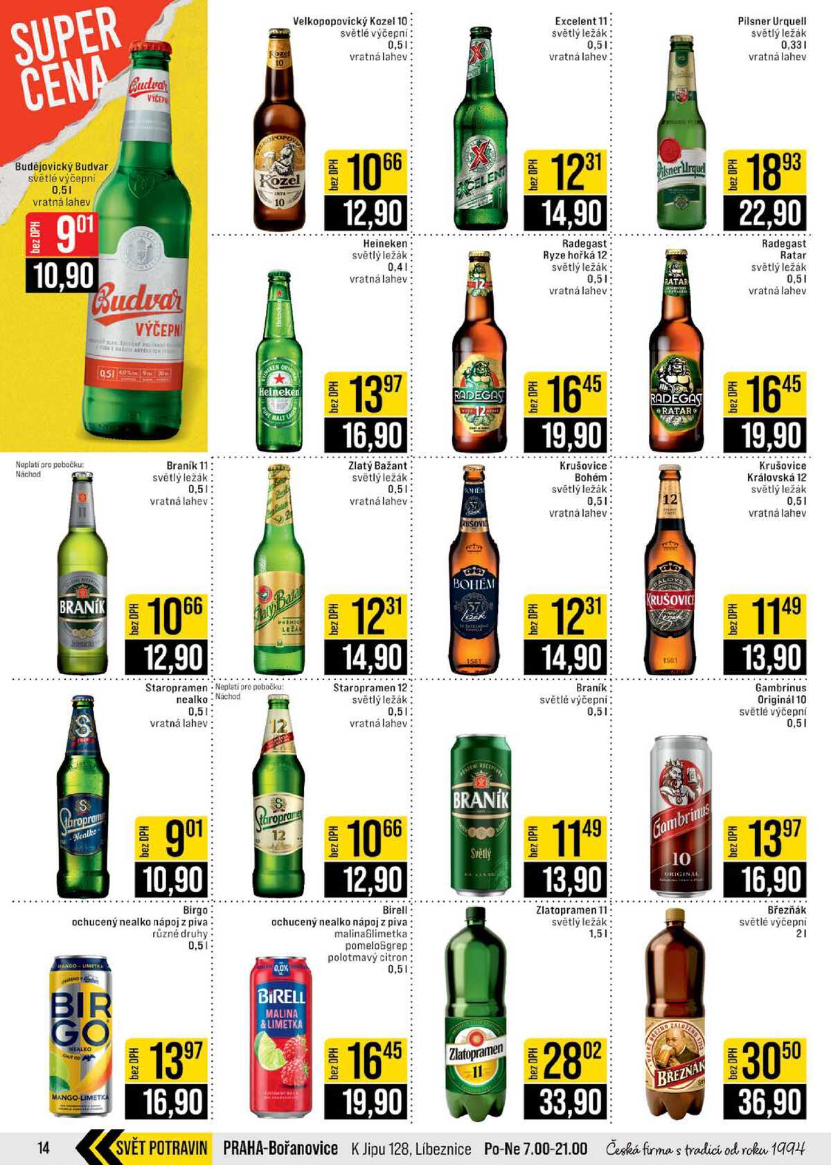 JIP Cash & Carry České Budějovice, Most, Náchod, Polička, Sušice a Svoboda nad Úpou od 25.3. do 31.3.2026 strana 14