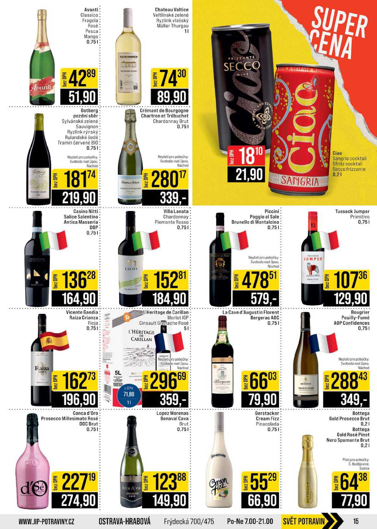 JIP Cash & Carry České Budějovice, Most, Náchod, Polička, Sušice a Svoboda nad Úpou od 25.3. do 31.3.2026 strana 15